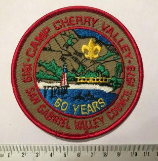 San Gabriel Valley Council California 1979 Camp Cherry Valley 60 Years Scouts