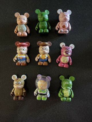Disney Vinylmation 3 " Toy Story Series Set Of 9