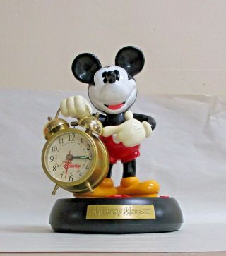 Disney Mickey Mouse Animated Talking Alarm Clock By Peaq - /