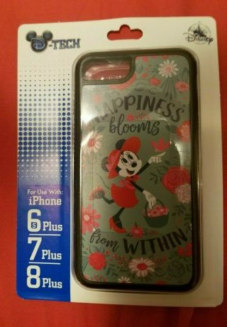 Disney Dtech Iphone 6s 7 8 Plus Case Minnie Epcot 2019 Flower & Garden Festival