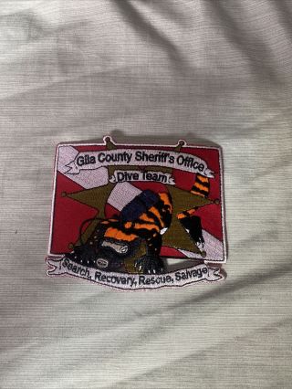 Gila County Az Sheriff’s Office Dive Team Patch