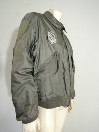Vintage CWU - 45/P Flyers Jacket Cold Weather MIL - J - 83388 Isratex Size XL 3
