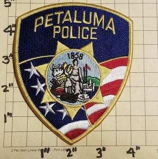 Petaluma (ca) Police Department Patch - Style 2