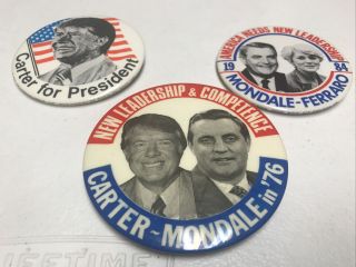 Vintage Presidential Campaign Pins/buttons