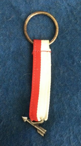 Vintage Order Of The Arrow Boy Scout Pocket Dangle Ribbon Oa Sterling Silver Www