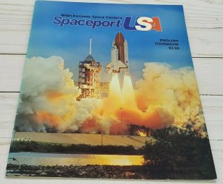Nasa Kennedy Space Center Spaceport Usa Tourbook 1980s Vintage