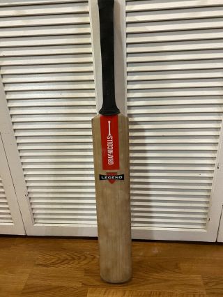 Newbery Mjolnir Stickered As Gray Nicolls Legend Vintage Cricket Bat