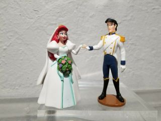 Ariel Disney Princess Little Mermaid Wedding Dress Pvc Toy Figure Cake Topper