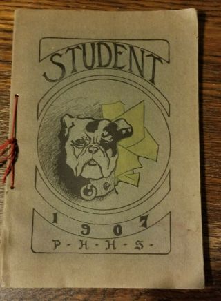 June 1907 The Student Annual Of Port Huron High School Book