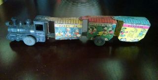 Vintage Disney Casey Jr Express Wind Up Train Tin Litho Toy - By Marx