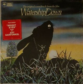Soundtrack " Watership Down " 1978 Lp Vg,  Shrink Wrap