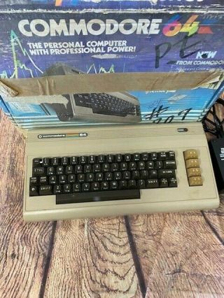 Vintage Commodore 64 Personal Computer With Box 2