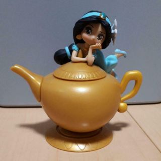 Disney Princess Heroine Doll Aladdin Jasmine Mini Figure Anime Toy Bandai