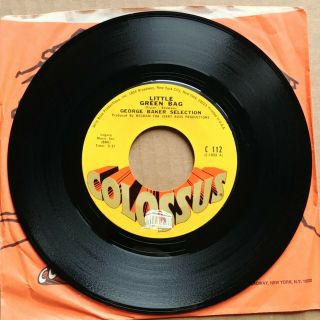 George Baker Selection Little Green Bag 45 7 " Pop Rock Record Vinyl 1969