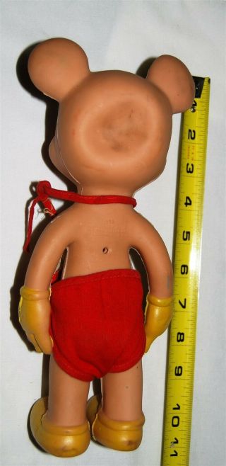 Vintage Walt Disney Productions Mickey Mouse squeeze toy - Sun Rubber Co 2