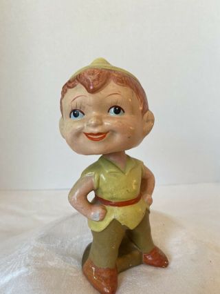 Extremely Rare Vintage 1950’s Peter Pan Nodder Bobblehead Made In Japan