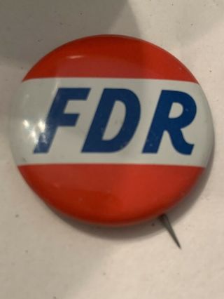 Vintage Roosevelt “FDR”Presidential campaign button 3