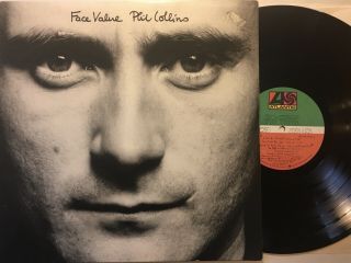 1981 Phil Collins “face Value” Lp Gatefold Org Sleeve Atlantic Sd16029 Rare Vg,