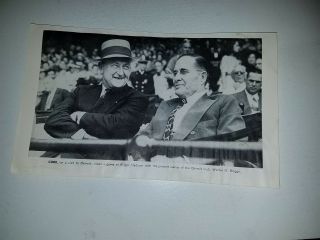 Ty Cobb Walter Briggs Tigers Stadium 1951 Sporting News Poster Sheet