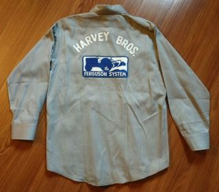 Vintage Massey Ferguson System Uniform Shirt Patches Clarksville Texas