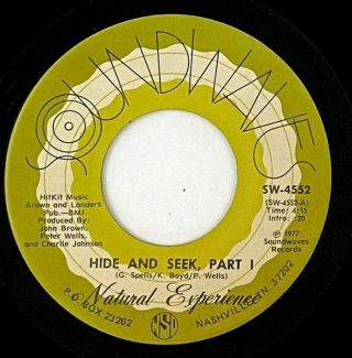 Natural Experience " Hide And Seek " Sweet Soul 45 Soundwaves Mp3
