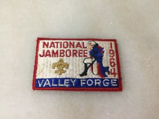 Bsa Boy Scout 1964 National Jamboree Valley Forge Neckerchief & Patch