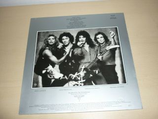 Van Halen,  Women And Children First,  W.  Bros.  1980 LP,  Large Poster K56793 EX/EX 2