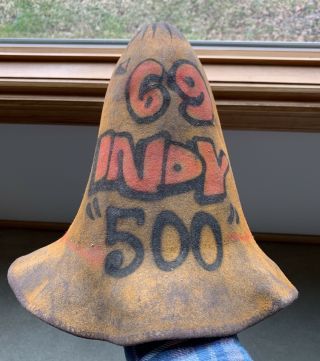 Vtg Indy 500 1969 Hillbilly Hat Crash Helmet Souvenir Ed Roth Stanley Mouse 60s