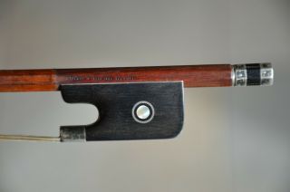Old French Violin Bow,  Marked Collin Mezin A Paris,