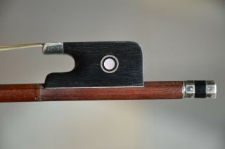 Old French Violin Bow,  marked COLLIN MEZIN A PARIS, 3
