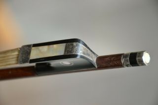 Old French Violin Bow,  marked COLLIN MEZIN A PARIS, 4