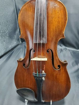 Old Vintage Violin,  Full 4/4 Size Ole Bull Stamp