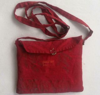 Chairman Mao Little Red Book Bag Cultural Revolution From Red Guards Armband