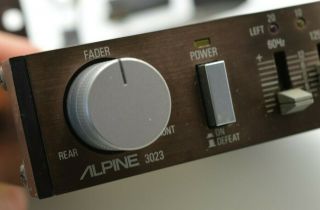 Vintage Alpine 7 Band Graphic Equalizer Model 3023 Estate Fresh Car Stereo 3