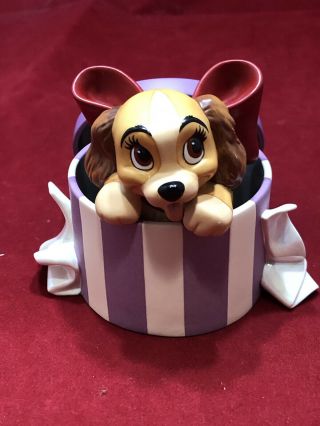 Walt Disney Collectors Society Membership Lady And The Tramp Sculpture 1999