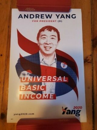 (5) Andrew Yang For President 2020 Official Campaign Poster Set 11x17
