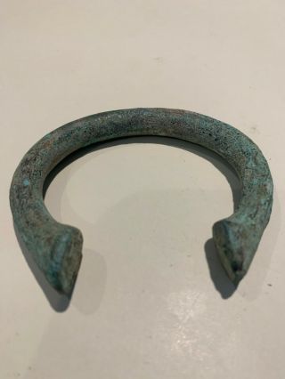 One West African Manilla Bronze Trade Bracelet -