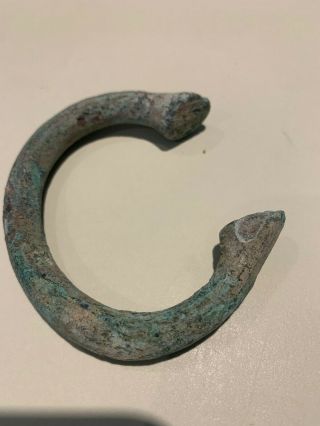One West African Manilla Bronze Trade Bracelet - 3