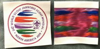 24th - - 2019 World Jamboree Official Woven Patch Badge Each One Patch Badge