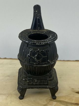 Vintage Cast Iron Mini Pot Belly Stove - Salesman Type Sample