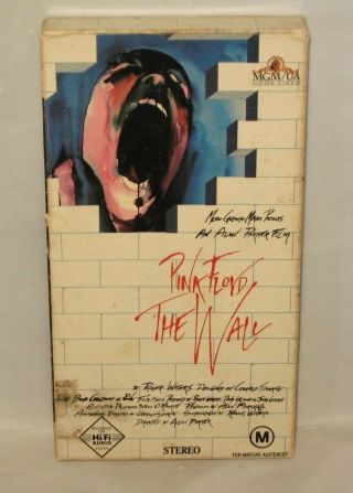 Pink Floyd - The Wall - Vhs Video