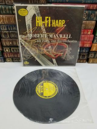Hi - Fi Harp Robert Maxwell His Harp,  And His Orchestra Mgm Records E3360 Lp