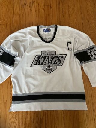 Vintage Starter Wayne Gretzky Los Angeles Kings Hockey Jersey Size Large