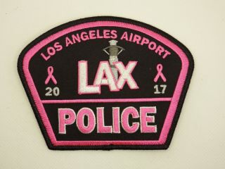 Los Angeles Airport Police Patch,  California Pink