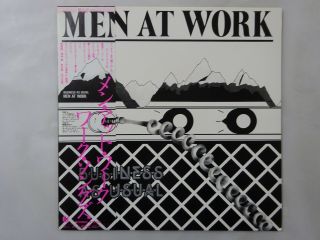 Men At Work Business As Usual Epic 25?3p - 379 Japan Vinyl Lp Obi