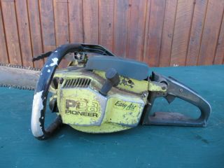 Vintage PIONEER P28 Chainsaw Chain Saw with 17 