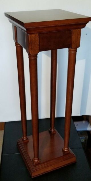 Vintage Bombay Solid Wood 33 " Square Plant Stand