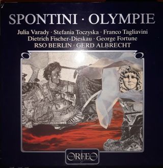 Spontini - Albrecht Varady Fischer Dieskau - Olympie,  Orfeo Digital 3 Lp Box Dmm