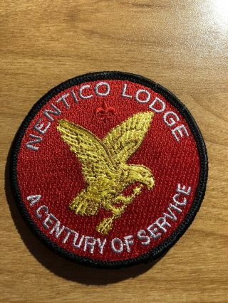 Bsa Nentico Lodge Order Of The Arrow Century Of Service Patch