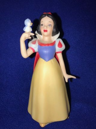 Snow White Blue Bird Disney Ceramic Figurine Rare